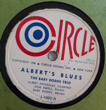 The Baby Dodds Trio / Don Ewell - Albert's Blues / Manhattan Stomp Circle J-1002