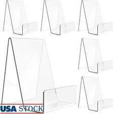 Clear Acrylic Book Stand Display Holder Multi Function Easel Books Photos Art US