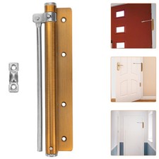 Door Closer Punch-free Automatic Spring Adjustable Closers for Home