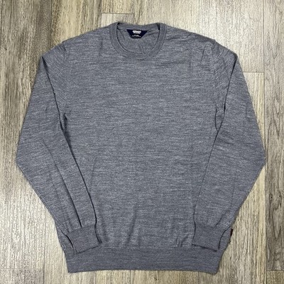 Sebago Sweater Mens 2XL XXL Gray Wool Blend Preppy Dockside Nautical Luxury