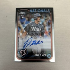 2024 Topps Chrome - Rookie Autographs Drew Millas #RA-DM (AU, RC)