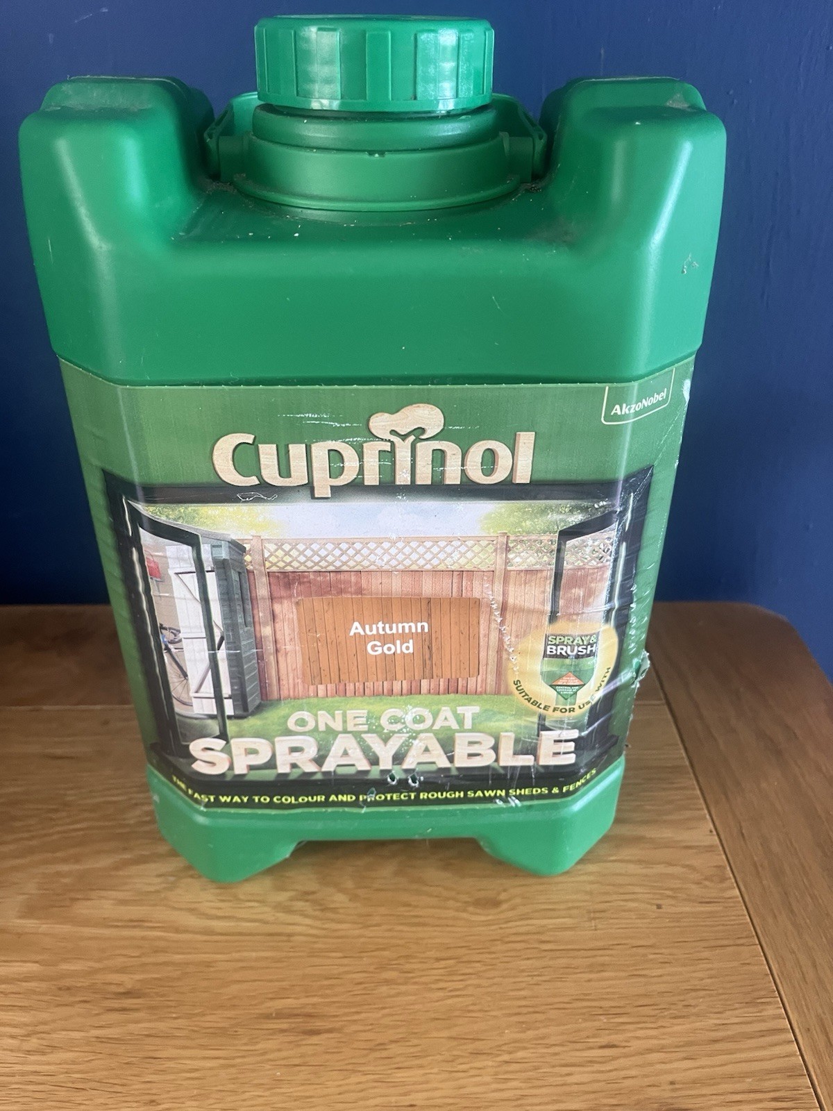 Cuprinol One Coat Sprayable Fence Treatment - AUTUMN GOLD - 5L -