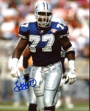 Jim Jeffcoat Autographed 8x10 Dallas Cowboys Free Shipping #5
