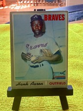 Hank Aaron #500, 1973, Topps Baseball Card, Braves, Mint/Near Mint Condition
