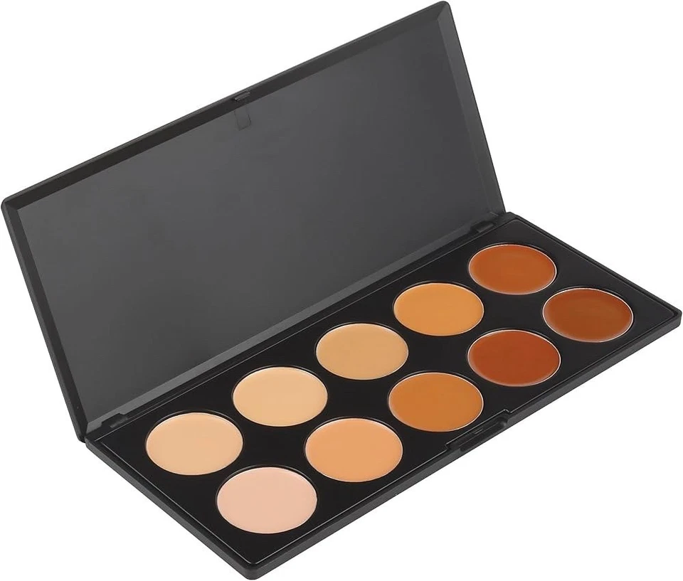 Coastal Scents Camouflage & Concealer Palette 10 Cream Shades New Authentic - Image 2 of 3