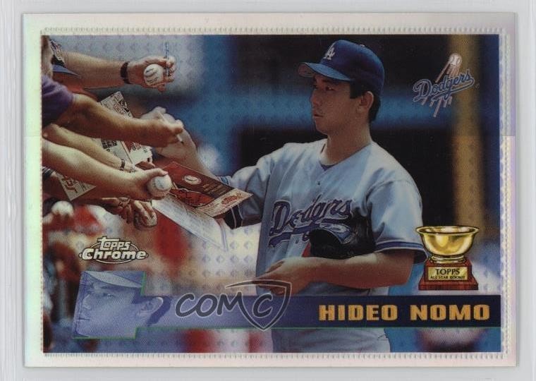 1996 Topps Chrome Refractor Hideo Nomo #37