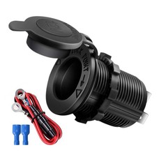 12v Cigarette Lighter Socket Power Outlet Receptacle Plug Or Car Marine Atv