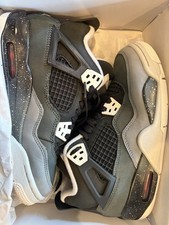 Size 4.5Y- Air Jordan 4 Retro Fear (2024) (GS...