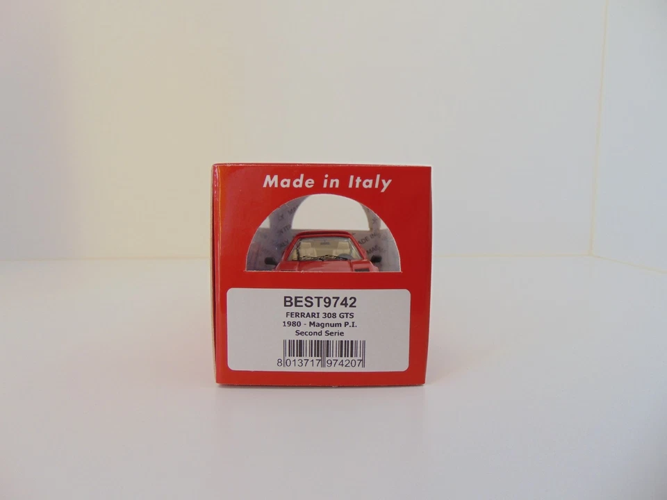 Ferrari 308 GTS 1980 TOM SELLEK Magnum P.I. Seconda serie Best Model scala 1:43 - Immagine 3 di 4