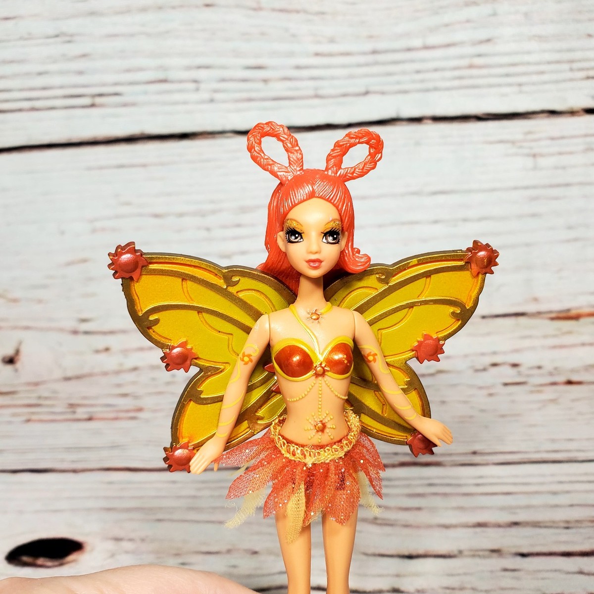 Barbie 2007 Fairytopia Magic of the Rainbow Mini Dolls Sunburst