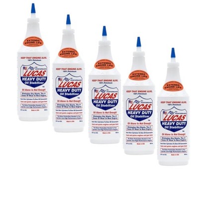 SALE- 5 PACK- Lucas Oil Products Lucas H/D Oil Stabilizer 32 Oz