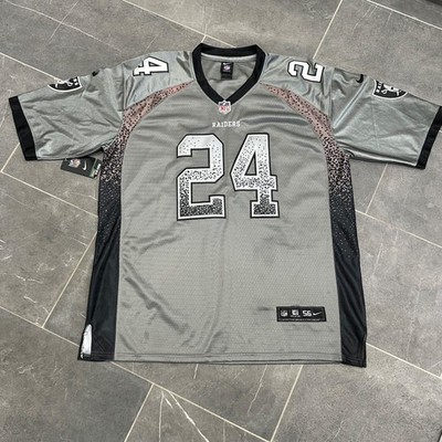 オークランド レイダース フットボールシャツ ナイキ Nike On Field Oakland Raiders Team Blank Jersey 24 Silver Black