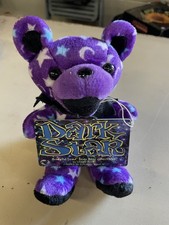 NWT Vintage Grateful Dead Beanie Bear DEATH STAR Plush Liquid Blue READ