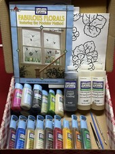 Plaid Gallery Glass  Fabulous Florals   Stained Glass Window Paint Kit