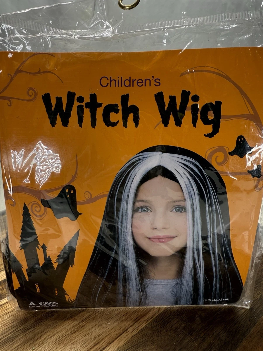 Pack De Halloween Para Mujer – Peluca Gris Rizada De Medio Largo, Máscara, Guantes Y Pendientes De Encaje
