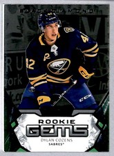 Dylan Cozens 2020-21 UD Black Diamond Gems Rookie /399 #RG-DC *ML* Buffalo