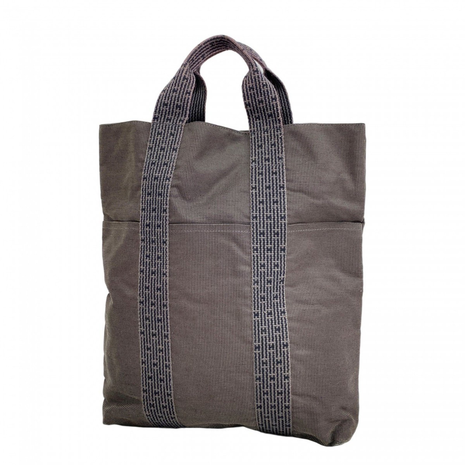 Hermes Air Line Cabas Canvas Tote Bag in Grey for Men and Women