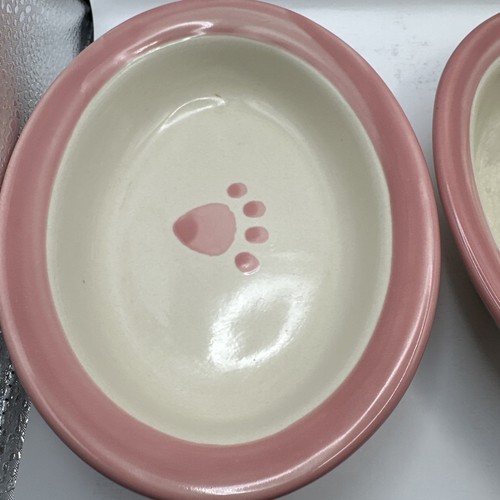 Ceramic Pet Food Dishes -Two