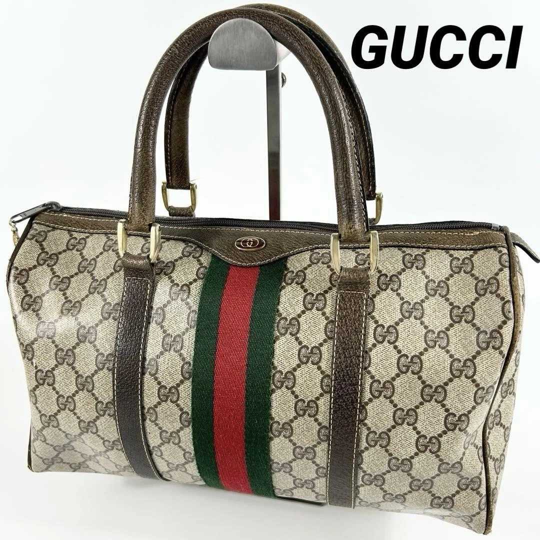 Sac à main Gucci Gg Boston Bag Sherry Line vintage m2_0424