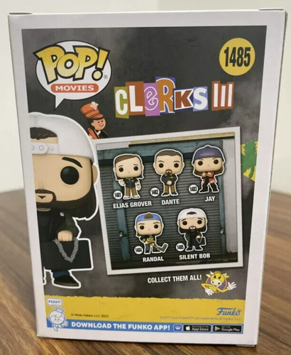 NUEVO/COMO NUEVO Clerks 3 Silent Bob Funko Pop! Figura Vinilo #1485 ~ ¡ENVÍO GRATUITO! - Imagen 5 de 5
