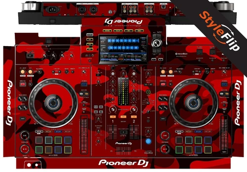 Pioneer XDJ-RX2 Skin | Camo Red | Protective Decal | StyleFlip Skins