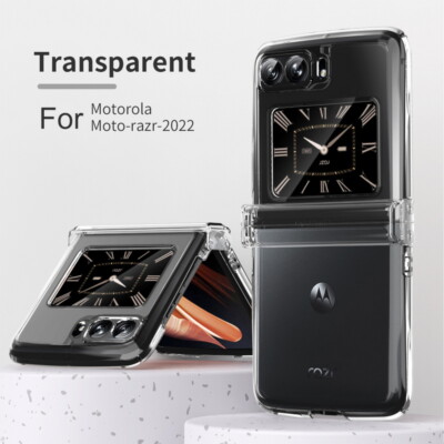 Hülle für Motorola Moto Razr 2022 Luxuriöse stoßfeste Hard Slim Folding Cover