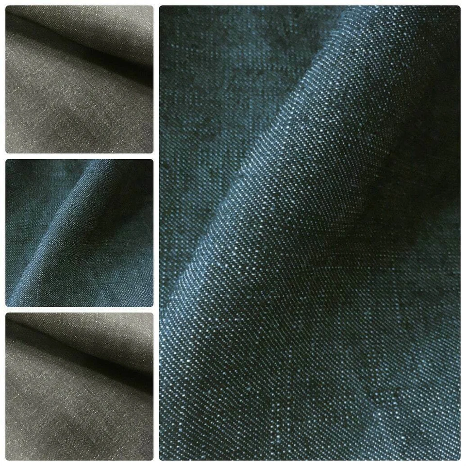Denim Fabric Heavy Weight Jean Material Blue 150 cm,Dark Grey 140 cm,Black 150cm