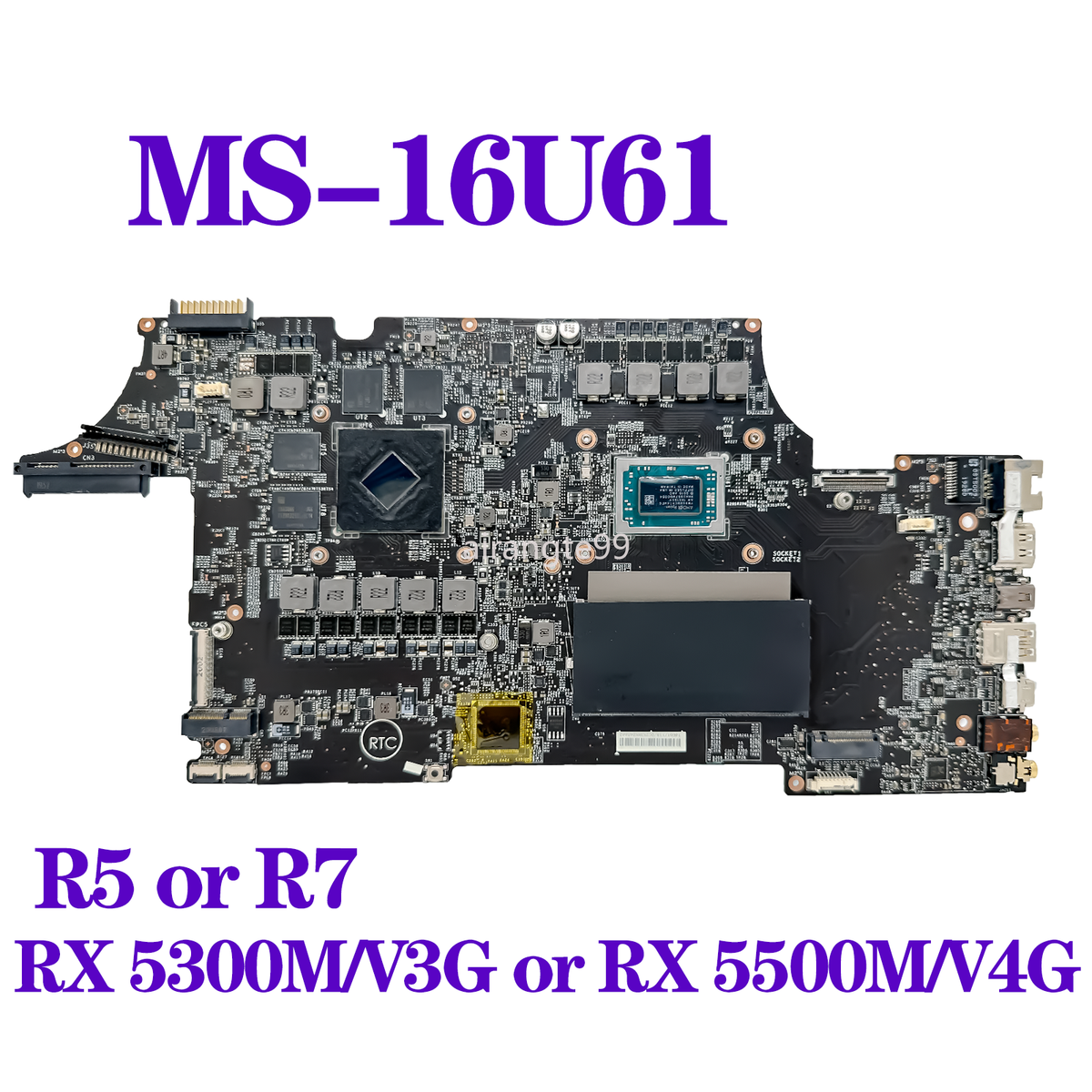 Motherboard For MSI Alpha 15 A3DD MS-16U61 R5 R7 CPU RX-5500M/V4G
