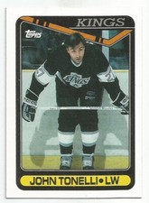 JOHN TONELLI 1990-91 TOPPS CARD NEAR MINT+ CONDITION