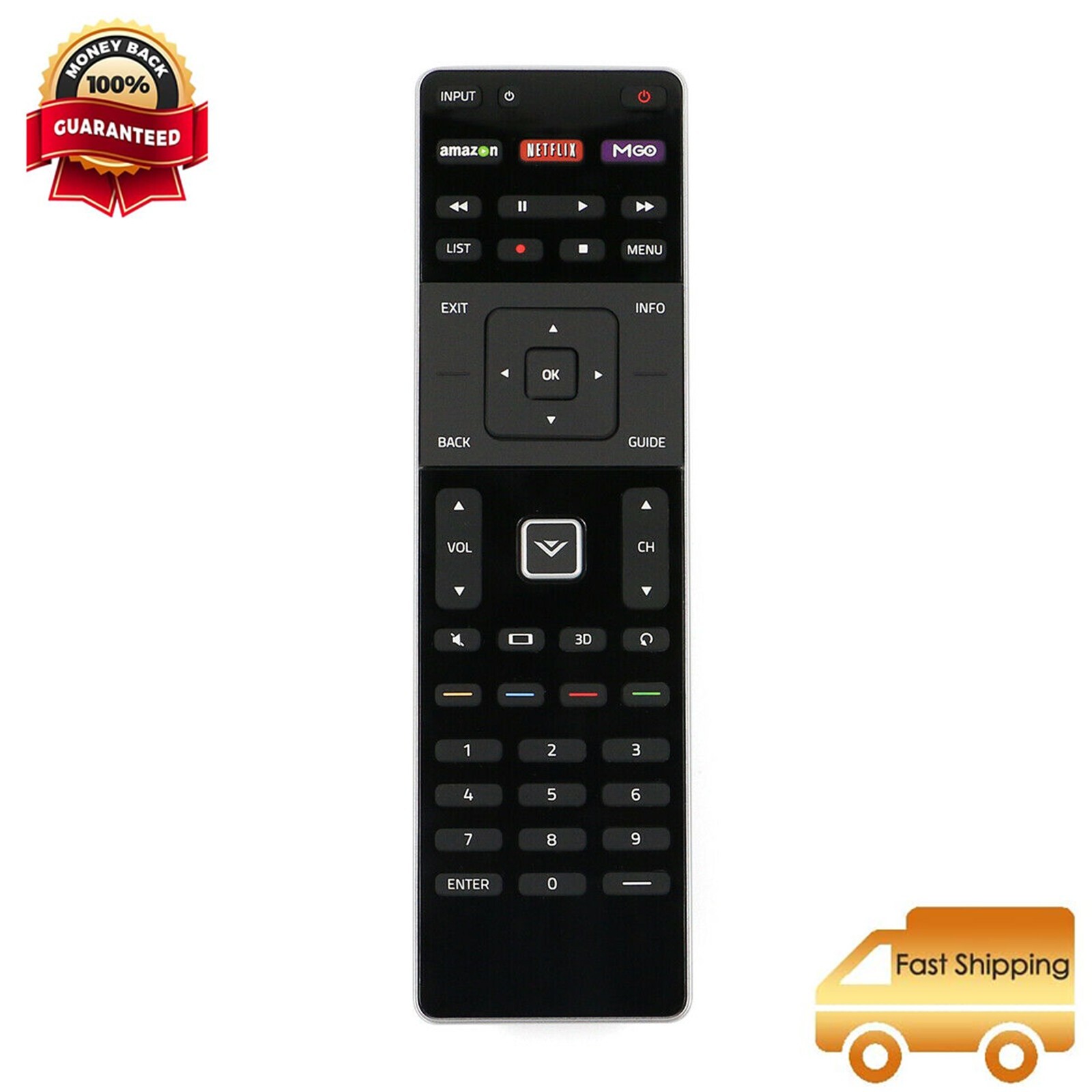 Control For Vizio Tv M651d-a2r M601d-a3r M701d-a3r M701da3r