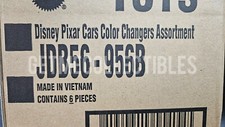 6 DISNEY PIXAR CARS COLOR CHANGERS CASE B JEFF GORVETTE FACTORY SEALED GMC
