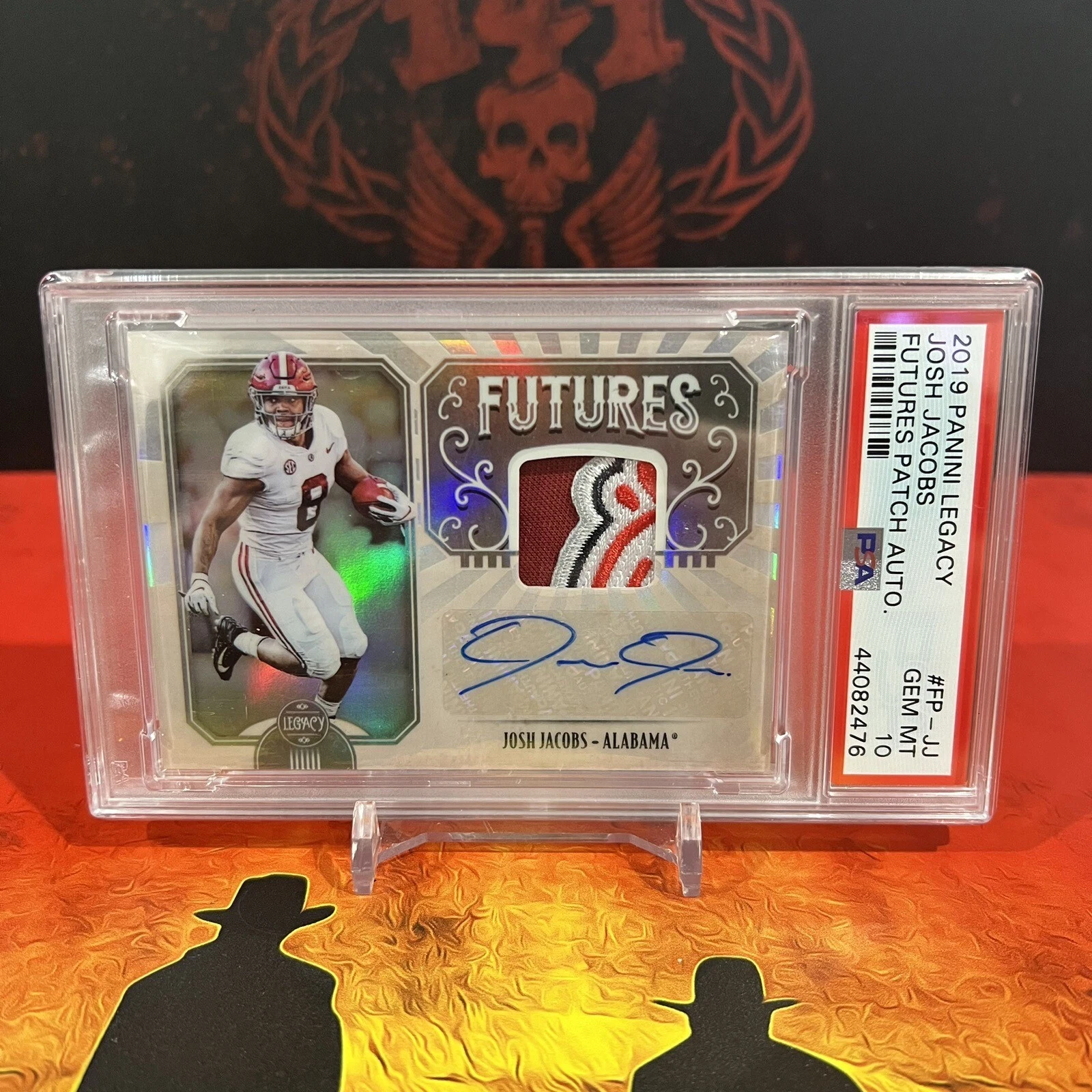 Josh Jacobs Panini Legacy Futures Patch Autographs #FPJJ Base