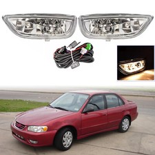 For 2001 2002 Toyota Corolla Ce Le S Pair Bumper Fog Light Driving Lamp 01 02 For 2001 2002 Toyota Corolla Ce Le S Pair Bumper Fog Light Driving Lamp 01 02