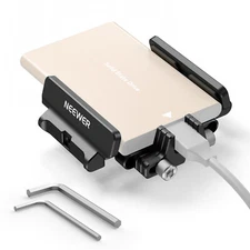 NEEWER Mount Bracket SSD Holder Aluminum&Cold Shoe for Samsung T5 T7 SSD SanDisk
