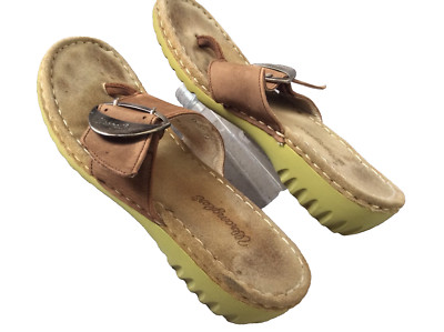 Wrangle Bondi Post Damenschuhe 6WUK Sommer beige Keilabsatz flach gepolstert