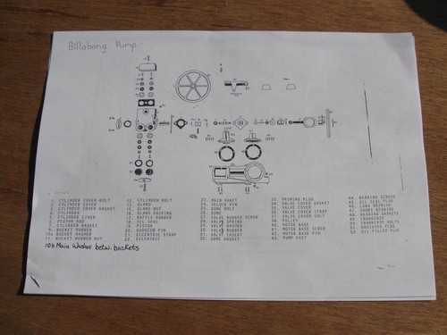 Piston Pump 1 1/2" Instruction manual copy AJAX (Suits all 1 1/2 pumps) - Picture 4 of 5