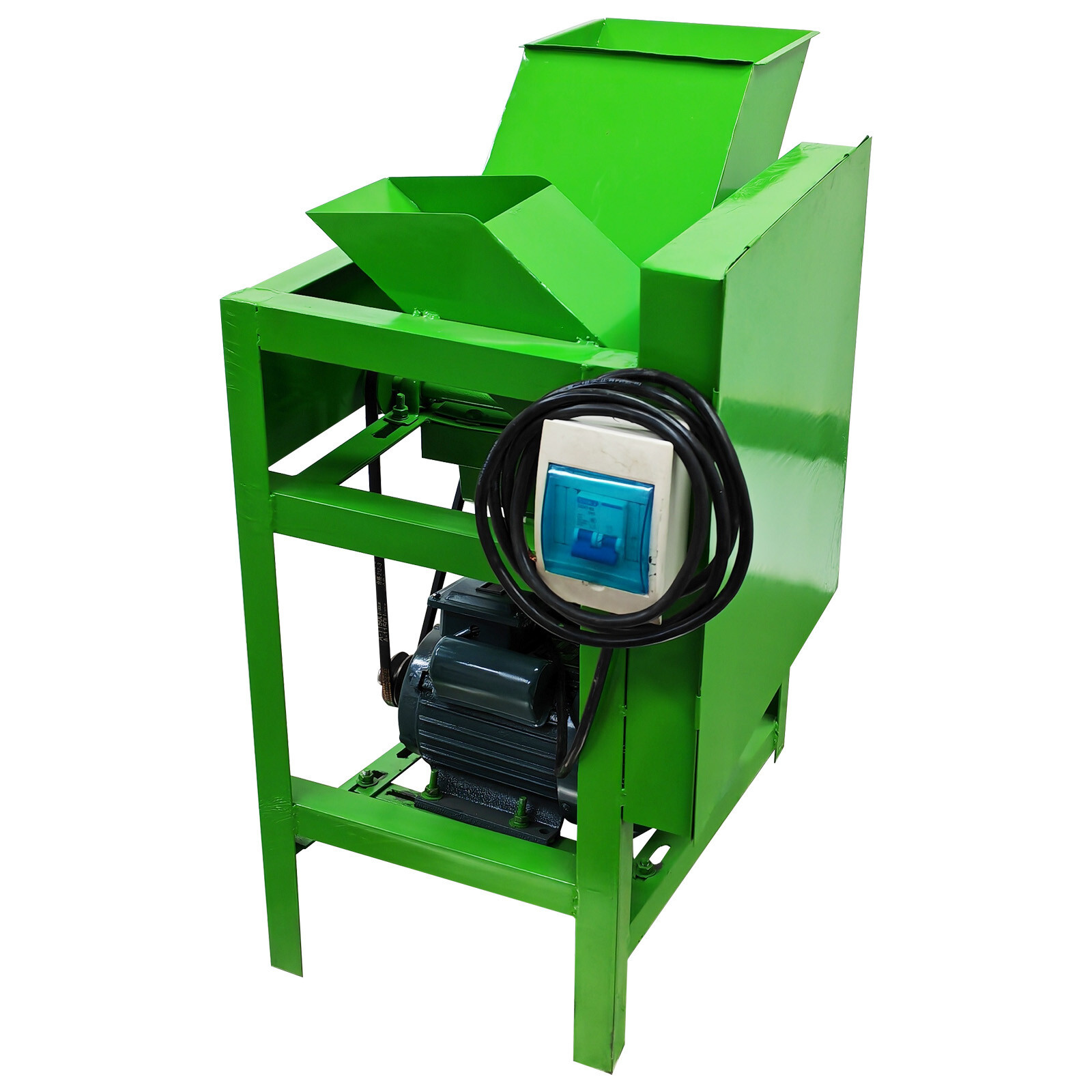 220V Grass/Melons Cutting and Dicing Combined Crusher Double Inlet 3HP 500kg/h