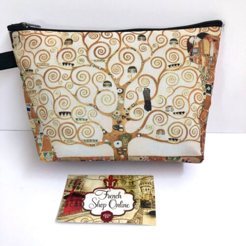 Gustav Klimt Tree of Life Cosmetic Bag - Picture 1 of 2