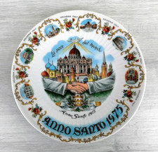 ANNO SANTO 1975 - PIATTO COMMEMORATIVO - PORCELLANA DI BAVIERA - DIAMETRO= 19,5