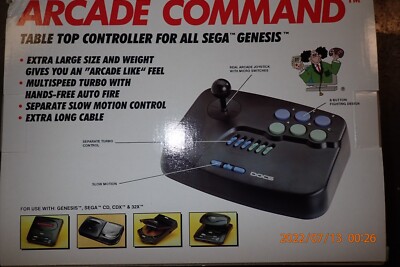 Doc's 6 Button Game Control Pad Arcade Command Joy stick FOR Sega