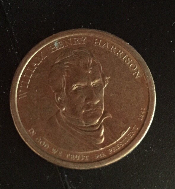 Us One Dollar Coin President Series William Henry Harrison D 1841 Ebay