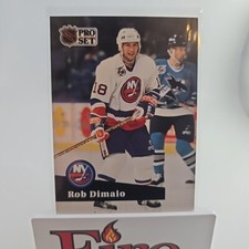 1991-92 Pro Set #430 Rob DiMaio New York Islanders 