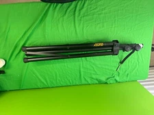 Auray Height-Adjustable Steel Speaker Stand with Tripod Base