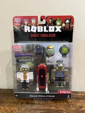 Roblox Ghost Simulator Game Pack 8 Piece Playset Virtual Item Code Series 8 NEW