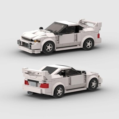 Mitsubishi evo 1,2,3 MOC brick car speed champions City Racing