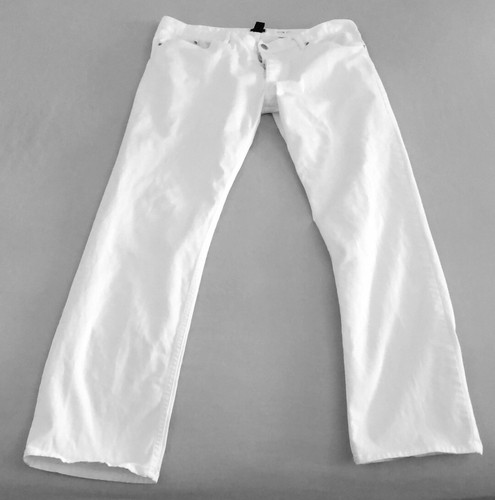 H\u0026M Slim Fit men white jeans size 36 | eBay