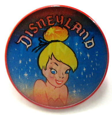 1960's TINKERBELL I TINK DISNEYLAND IS GREAT flasher lenticular