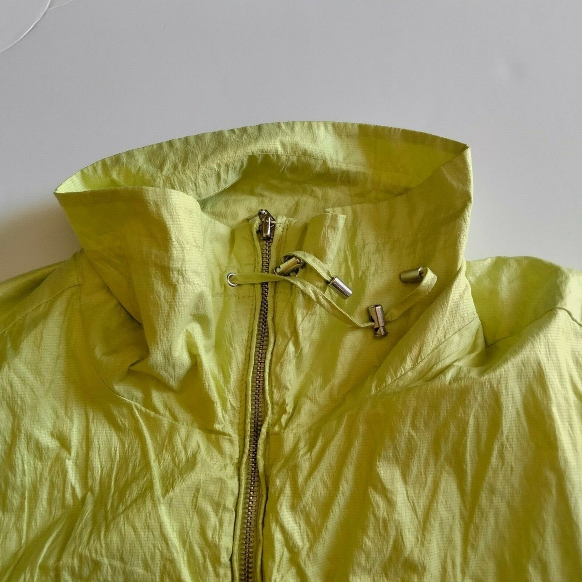 Zenergy By Chico's yellow Full Zip Windbreaker 2XL 50 inches wide