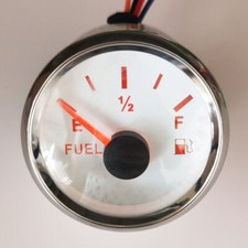 52mm 2 Fuel Level Gauge 0-90ohms Modification Universal For Gas Diesel Us Stock