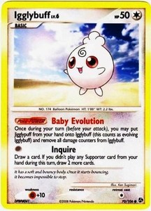 Igglybuff 70/106 D&P Great Encounters Common PERFECT MINT! Pokemon